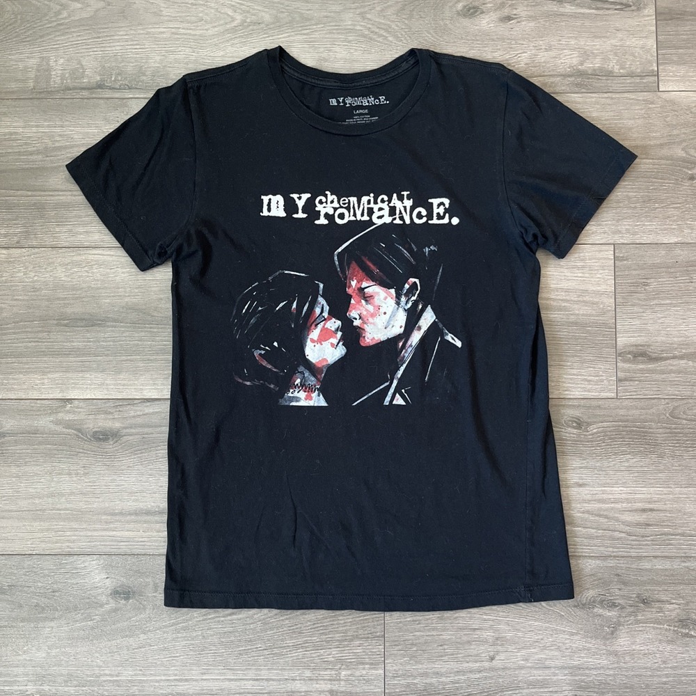 My Chemical Romance Mens L T Shirt Black Short Sleeve